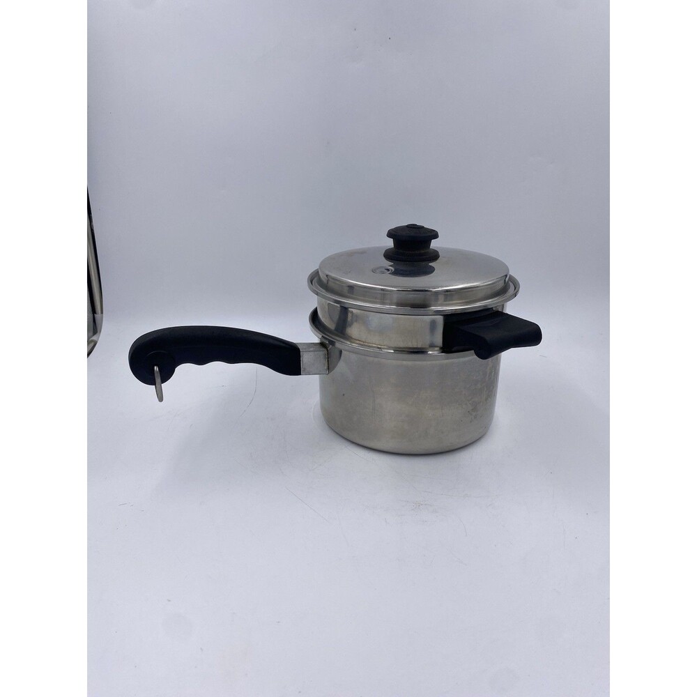 Saladmaster Stainless Steel Saucepan Steamer Double Boiler with Vapo Lid
